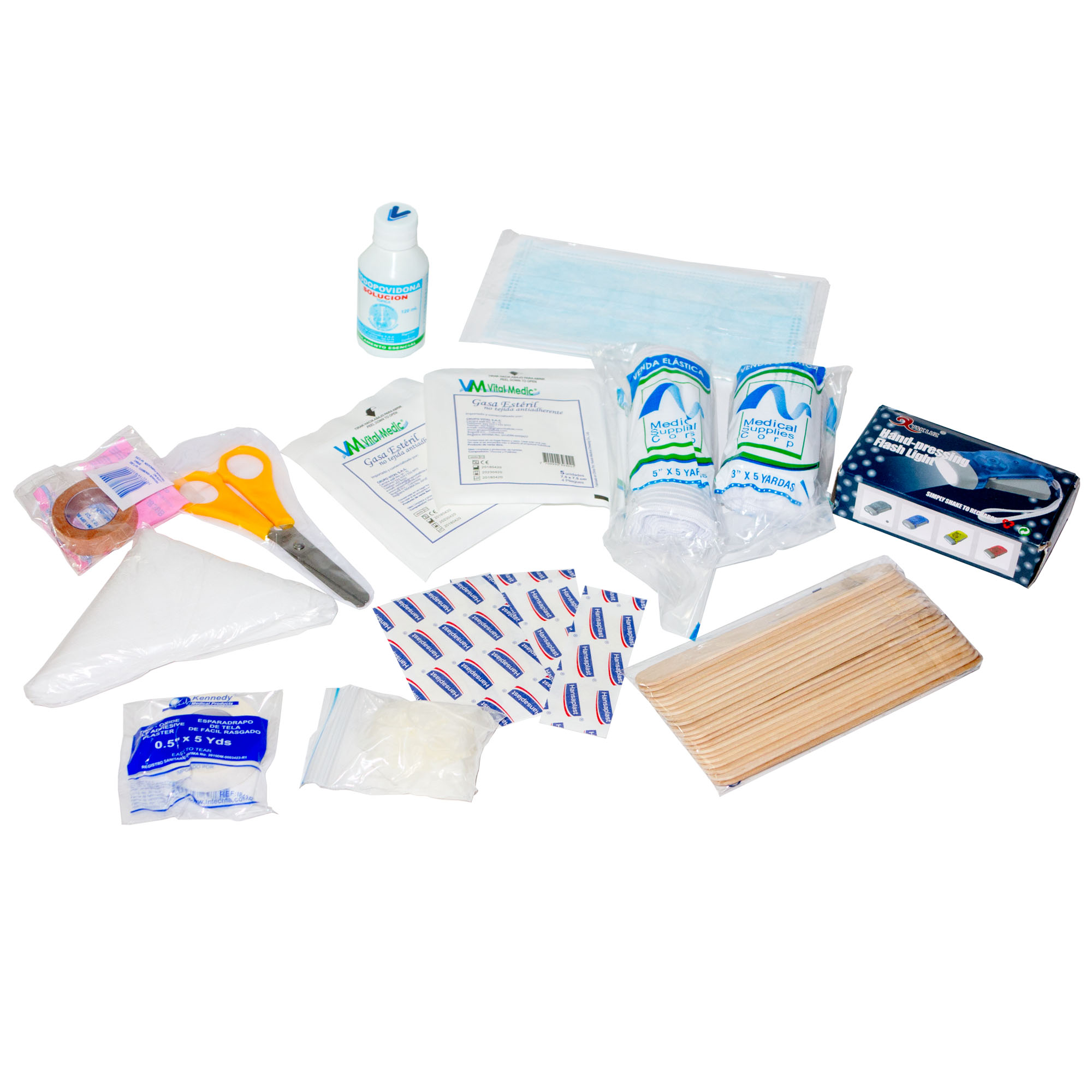 INSUMOS DOTACION BOTIQUIN 20 ELEMENTOS